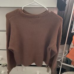 Brown sweater