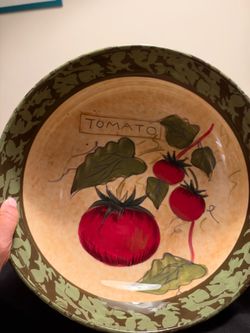 Certified International Susan Winget Tomato Serving