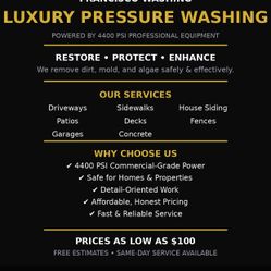 Pressure Wash