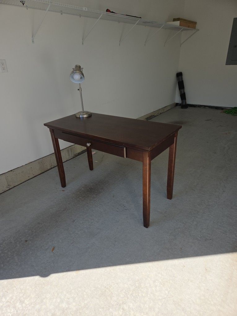 Desk And Lamp