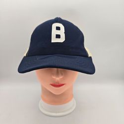Vintage Letter B TruckerAdjustable SnapbackHat (No Foam & Bent Broken Bill)