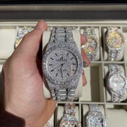 Vvs1 Moissanite Diamonds Ap Watch 