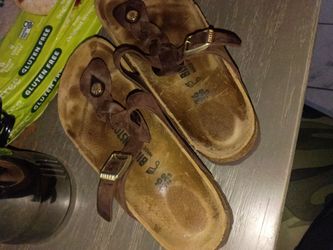 Birkenstock Brown Leather Sandals