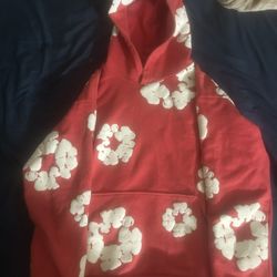 Red Denim Tears Hoodie 