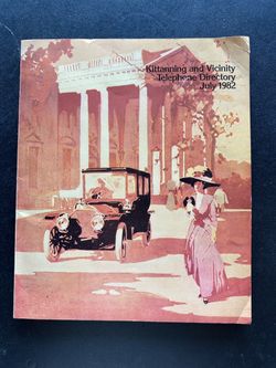 Vintage July 1982 Kittanning and Vicinity Telephone Directory