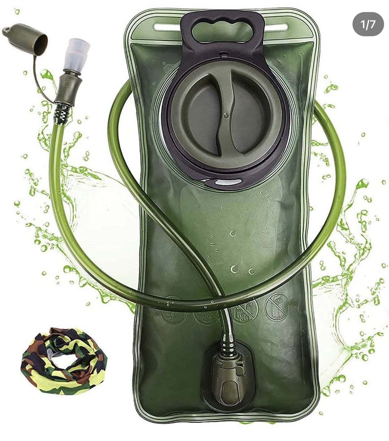Hydration Bladder, 2L-3L Water Bladder for Hiking Backpack Leak Proof Water 