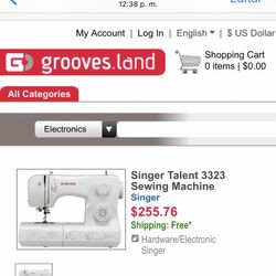 Sewing Machine Singer Talent 