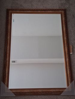 Marmont Hill Large Wall Mirror with Golden Ornate Frame