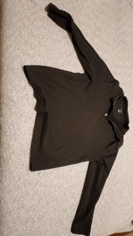 Mens XL Van Heusen brown long-sleeve sweater