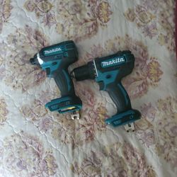MAKITA DRILL XDF10 AND  IMPACT DRILL  NEW 