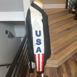 2XL USA Leather Jacket 