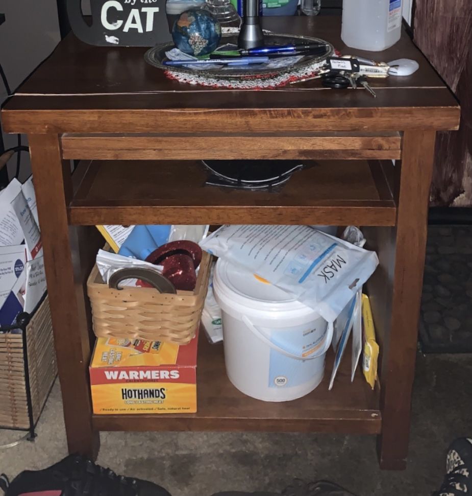 FREE side Table Or Kitchen Storage 