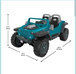 fisher price jeep hurricane blue