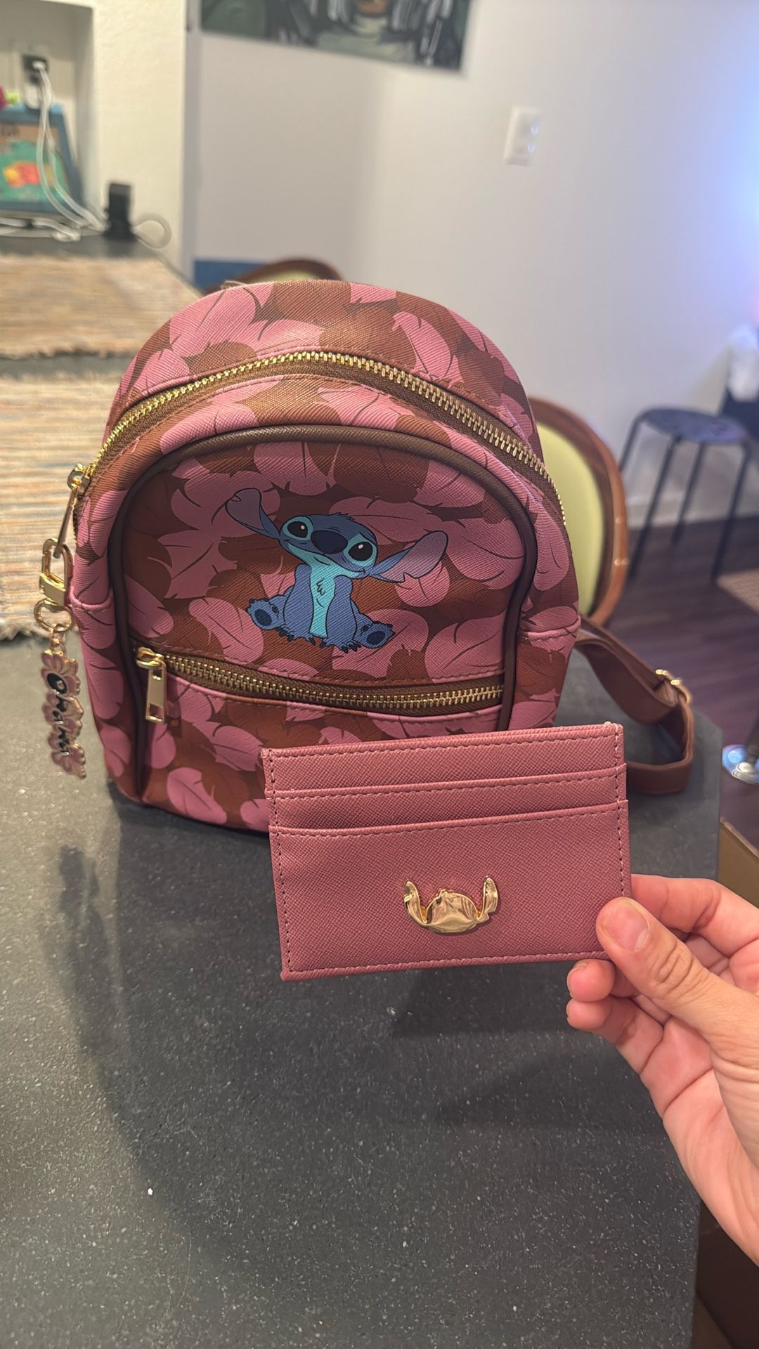 Disney Stitch Mini backpack with Wallet