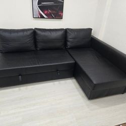 Ikea Friheten Leather Sectional Couch + DELIVERY