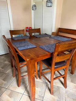Real Wood Dining Table.