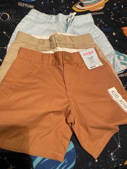 Cat & Jack Kids Flat-Front Shorts Size XS (4/5) – Set of 3