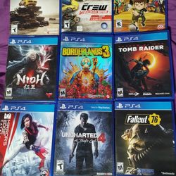 Ps4 Games, $10 Each