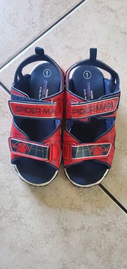 Spiderman Sandals. Size 1