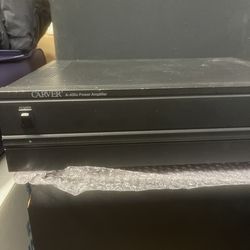 Vintage Carver power amplifiers 2 channels stereo  model # A-400x.Everything is working good and good condition .