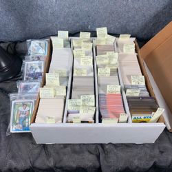 3000+ Baseball Football Basketball Cards Fleer Topps Panini Skybox Upper Deck