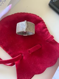 Sterling Silver CZ Ring: Sz 5/6: NWOT