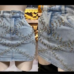 Jean Stone Skirt 