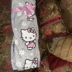 Hello Kitty And Stitch Blankets