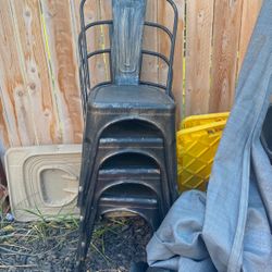 Rustic Metal Chairs 4/100