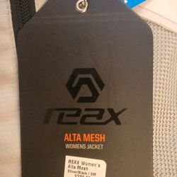 White REAX Motorcycle Jacket