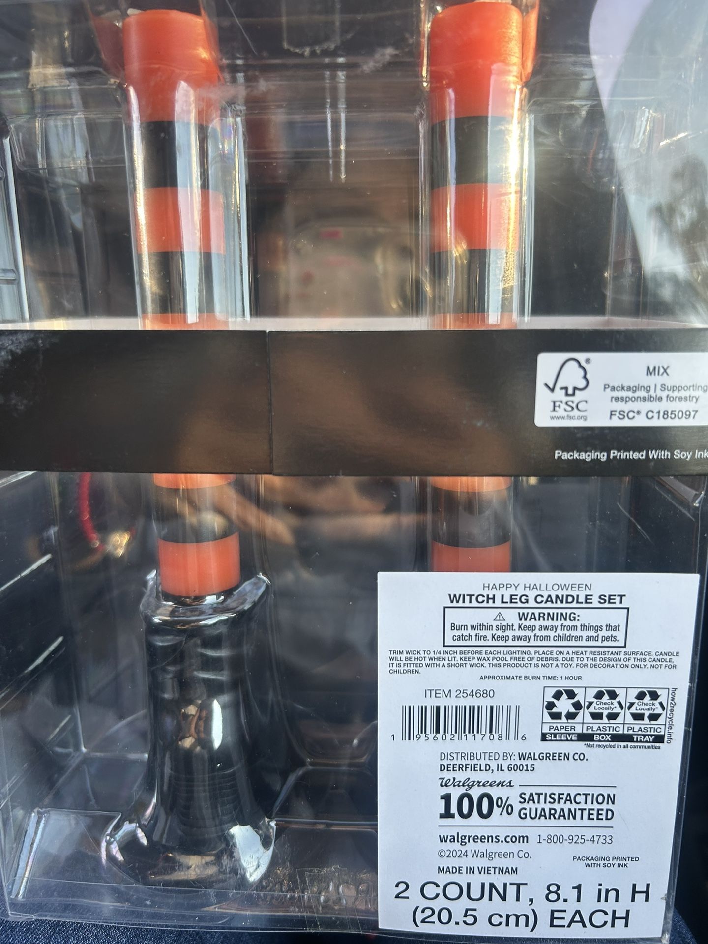 Witch Leg Candle Set