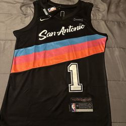 Brand New Spurs Wemby Jersey 