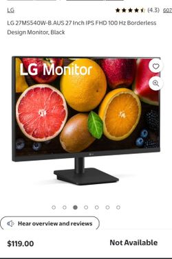 2 - LG 27" Monitors NIB