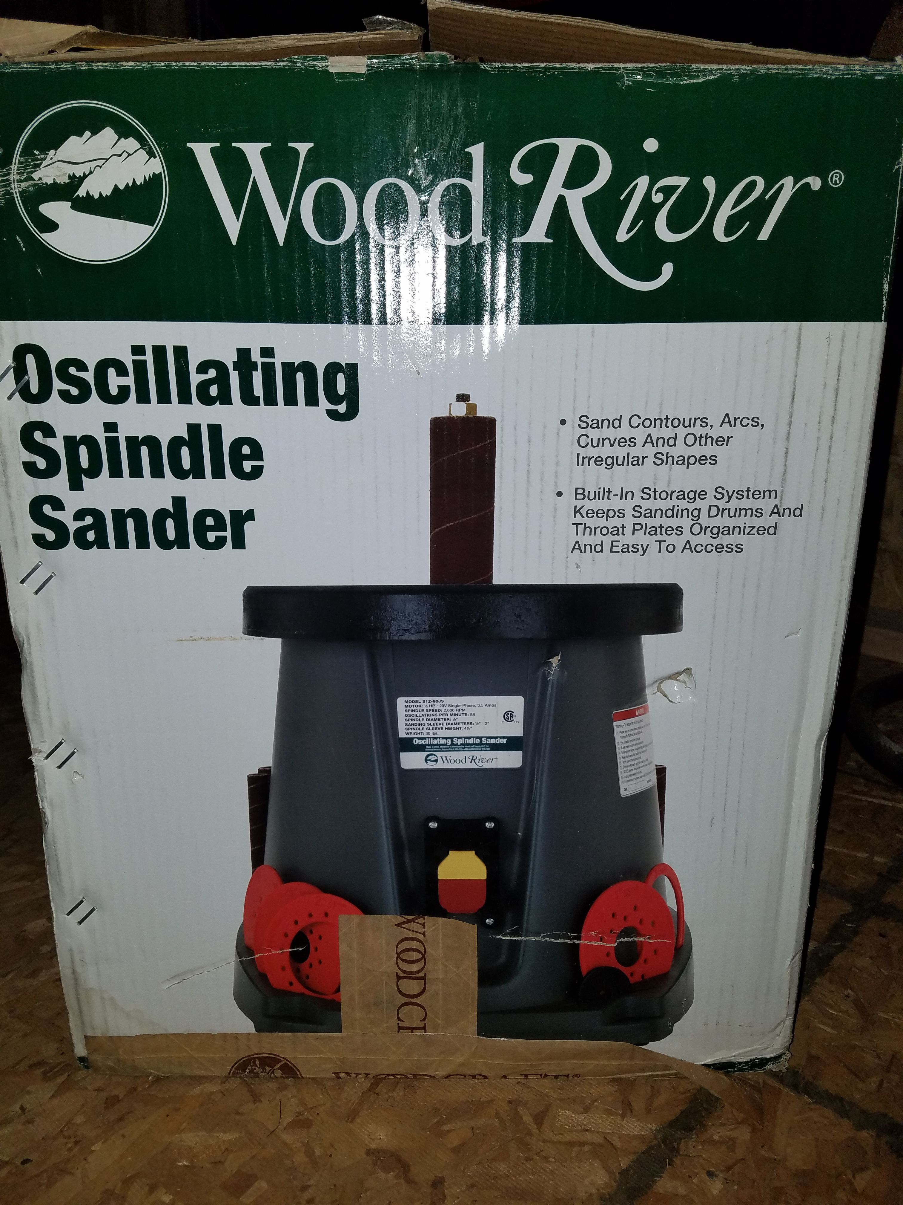 WoodRiver Oscillating Spindle Sander
