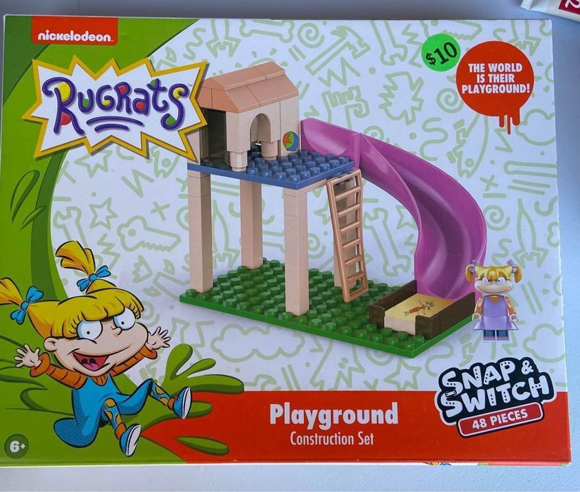 Rugrats 48 Piece Playground Construction Set NEW