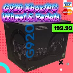 G920 Wheel and Pedals