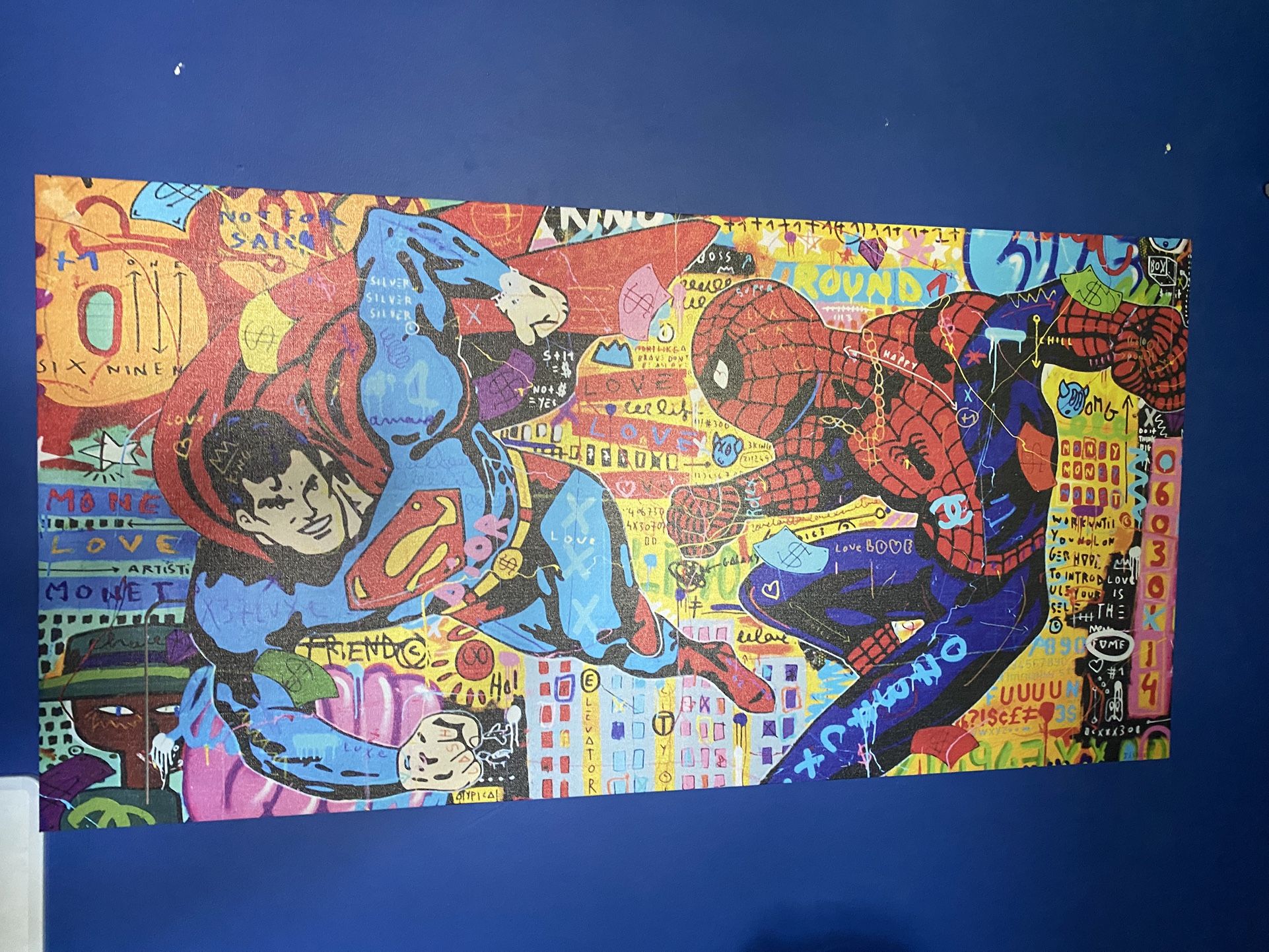 Wall Graffiti Canvas Art
