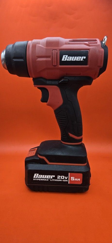 BAUER HEAT GUN W/ 5AH BATT 
