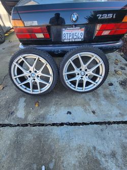 19" front 20" rear TSW Wheels and tire set