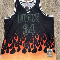 Ray Allen Bucks Jersey New With Original Tags Size 3x 