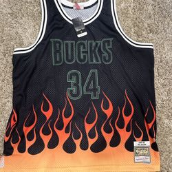 Ray Allen Bucks Jersey New With Original Tags Size 3x 