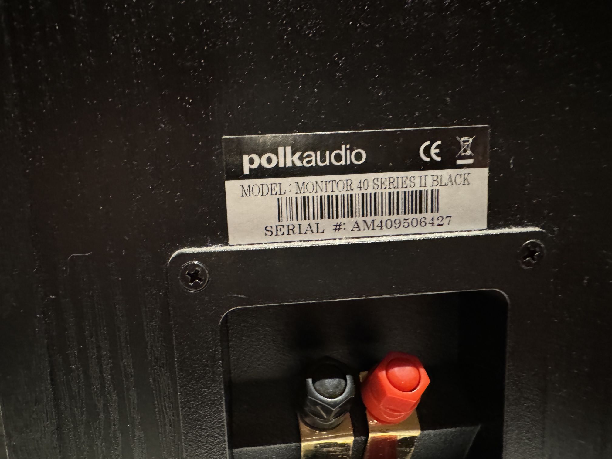 Polk Audio Bookshelf Speaker Pair Plus Front Speaker 