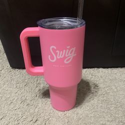 Pink Swig Tumbler 44oz 