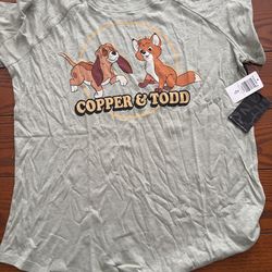 Disney The Fox and The Hound Classic Crew Tee