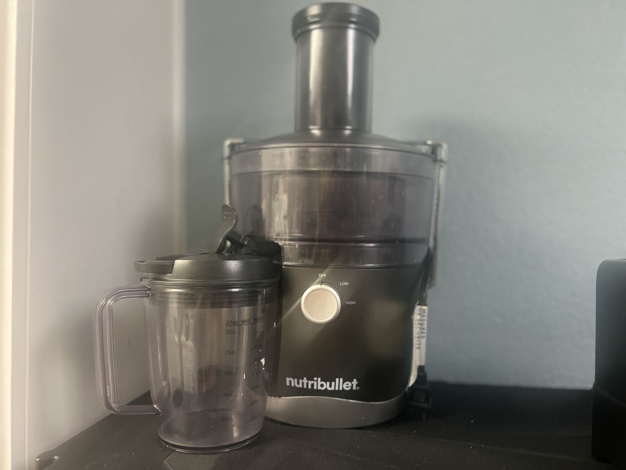 Magic Bullet juice extractor