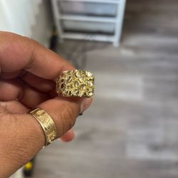 10k Nugget Ring 