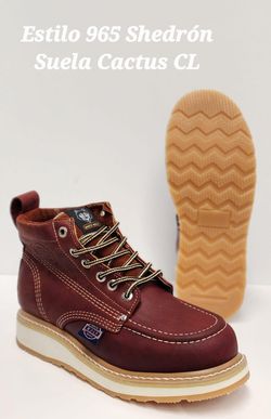 Botas De Piel De México Cómodas Para Trabajar