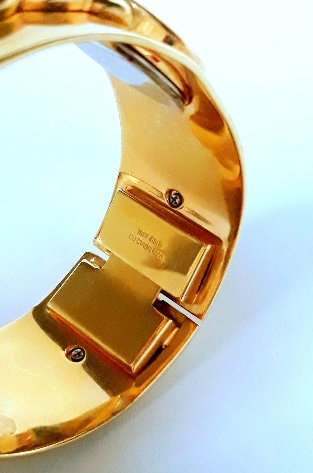 Rare PARISIAN ALFEX Swiss Watch Heavy 18KT GOLD E Watch