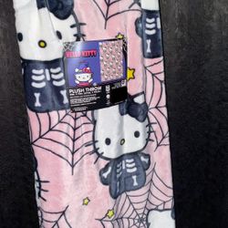 Hello Kitty Plush Throw Blanket 
