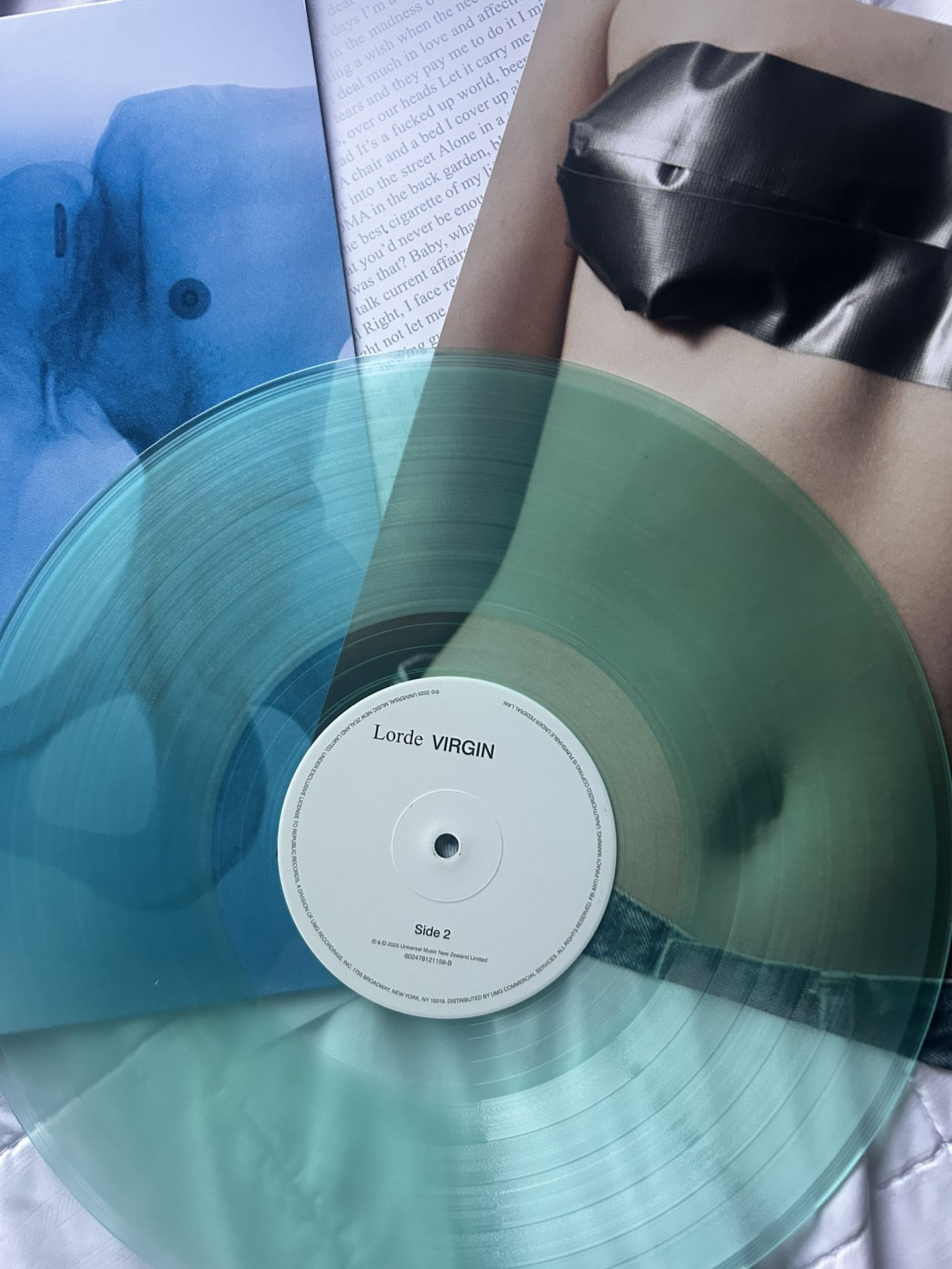 Lorde VIRGIN LP Bathwater Vinyl 